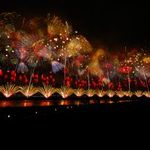 左岸団体席で観覧 「信濃川」を舞台に咲き乱れる花火たち　 日本三大花火